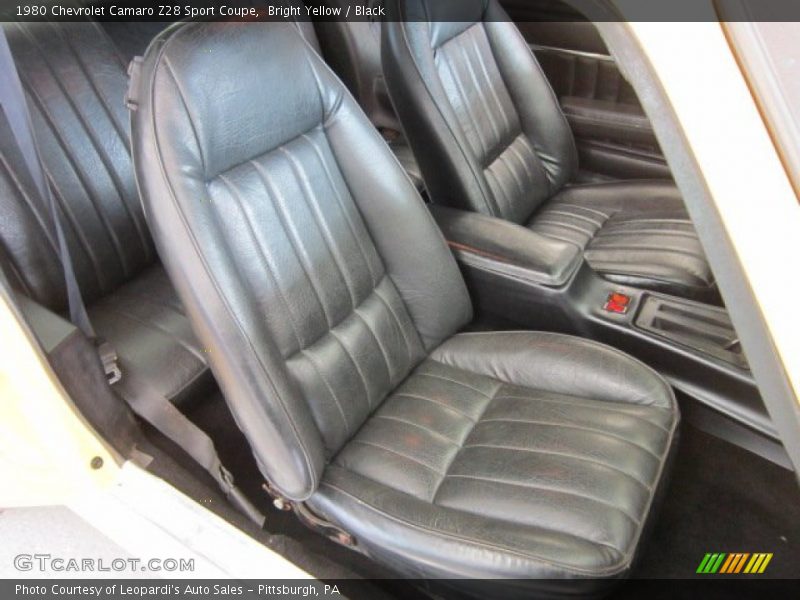  1980 Camaro Z28 Sport Coupe Black Interior