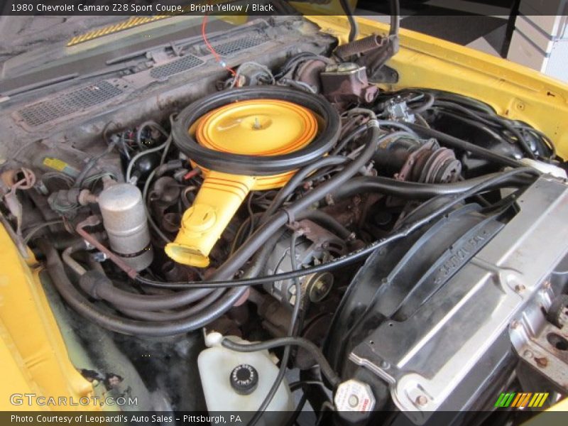  1980 Camaro Z28 Sport Coupe Engine - 350 cid OHV 16-Valve V8