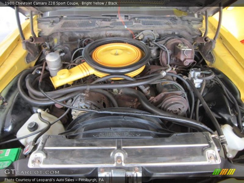  1980 Camaro Z28 Sport Coupe Engine - 350 cid OHV 16-Valve V8