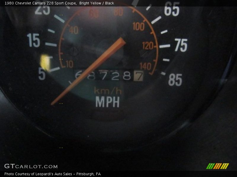 Speedometer - 1980 Chevrolet Camaro Z28 Sport Coupe