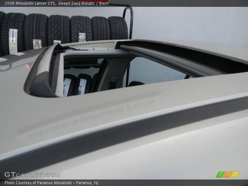 Desert Sand Metallic / Black 2008 Mitsubishi Lancer GTS