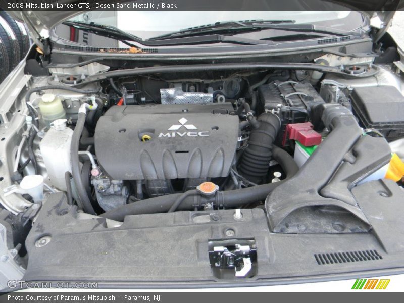 Desert Sand Metallic / Black 2008 Mitsubishi Lancer GTS