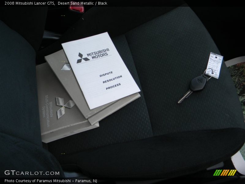 Desert Sand Metallic / Black 2008 Mitsubishi Lancer GTS