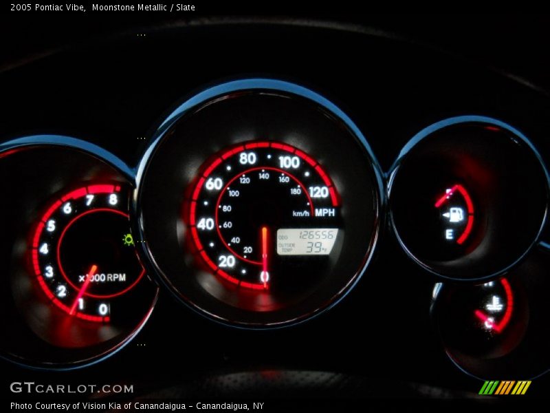 Moonstone Metallic / Slate 2005 Pontiac Vibe