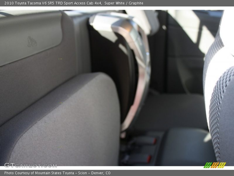 Super White / Graphite 2010 Toyota Tacoma V6 SR5 TRD Sport Access Cab 4x4