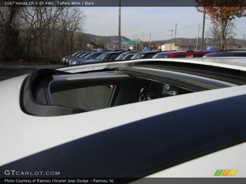 Taffeta White / Black 2007 Honda CR-V EX 4WD
