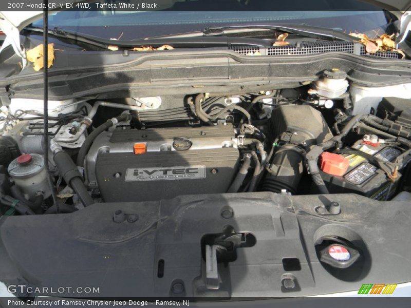 Taffeta White / Black 2007 Honda CR-V EX 4WD