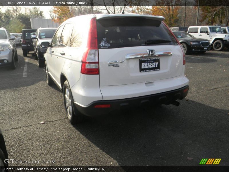 Taffeta White / Black 2007 Honda CR-V EX 4WD