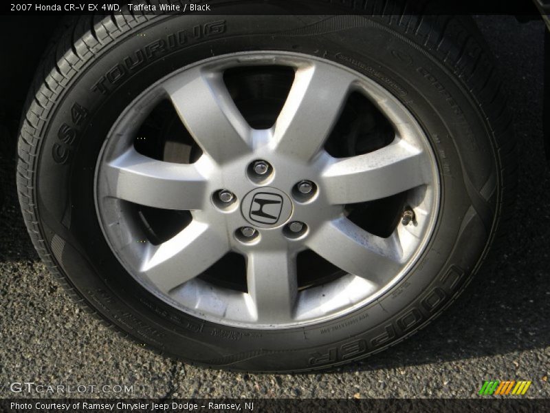 Taffeta White / Black 2007 Honda CR-V EX 4WD