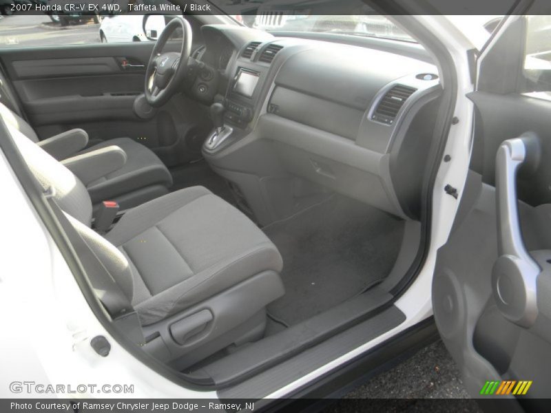 Taffeta White / Black 2007 Honda CR-V EX 4WD