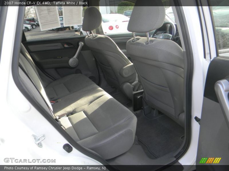 Taffeta White / Black 2007 Honda CR-V EX 4WD