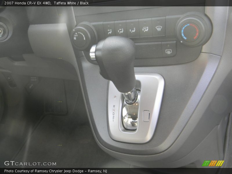 Taffeta White / Black 2007 Honda CR-V EX 4WD
