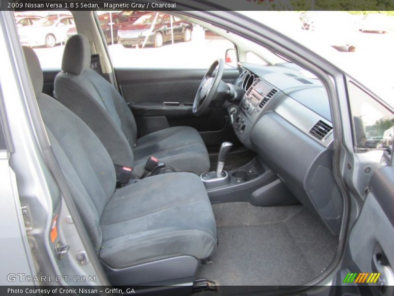 Magnetic Gray / Charcoal 2009 Nissan Versa 1.8 S Sedan
