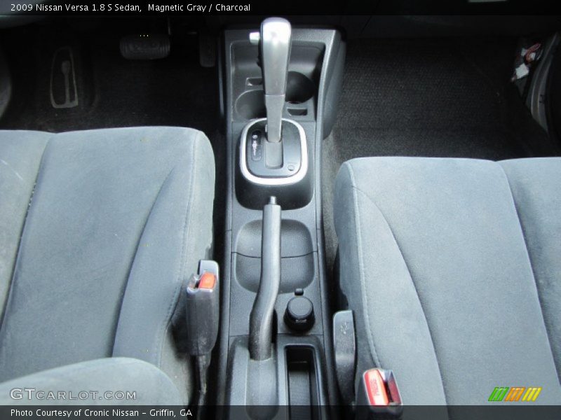Magnetic Gray / Charcoal 2009 Nissan Versa 1.8 S Sedan