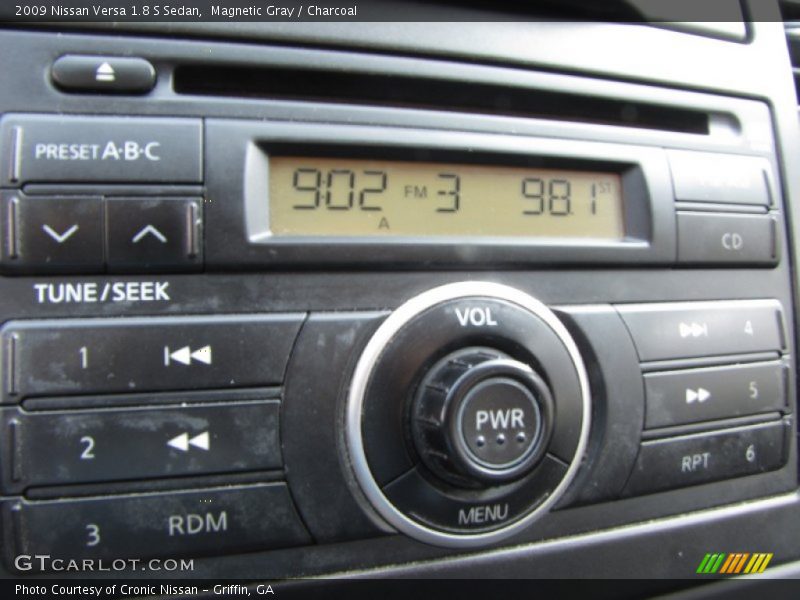 Magnetic Gray / Charcoal 2009 Nissan Versa 1.8 S Sedan