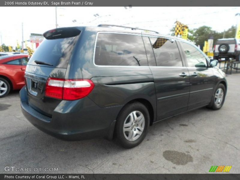 Sage Brush Pearl / Gray 2006 Honda Odyssey EX