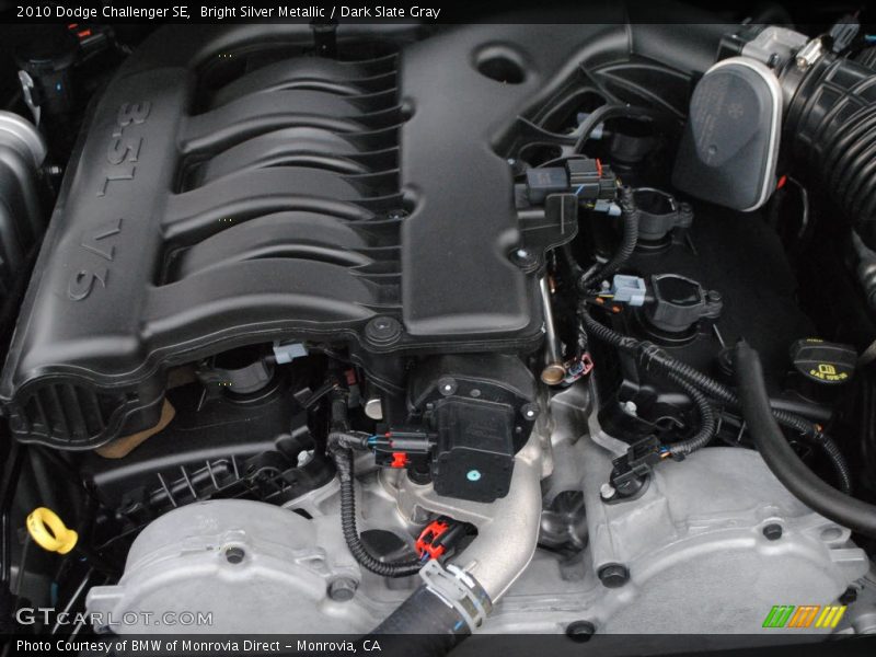 Bright Silver Metallic / Dark Slate Gray 2010 Dodge Challenger SE