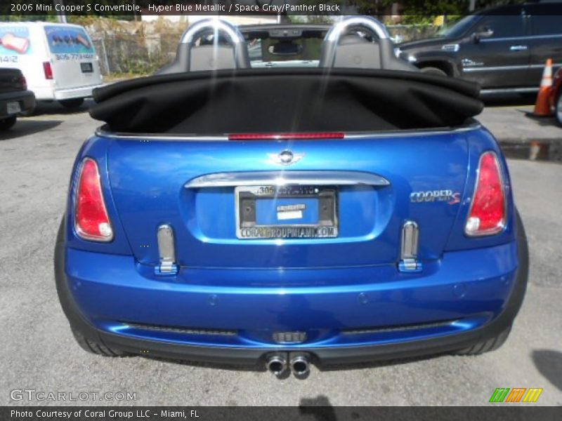 Hyper Blue Metallic / Space Gray/Panther Black 2006 Mini Cooper S Convertible