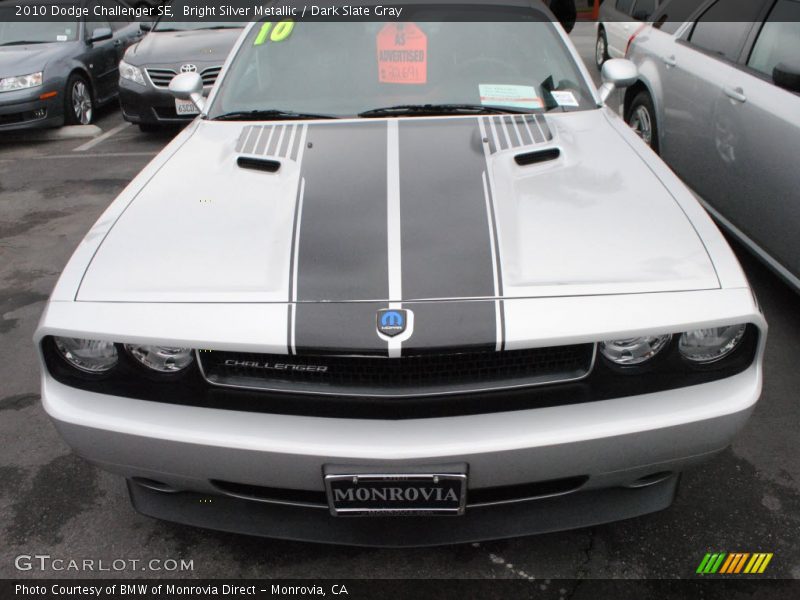 Bright Silver Metallic / Dark Slate Gray 2010 Dodge Challenger SE