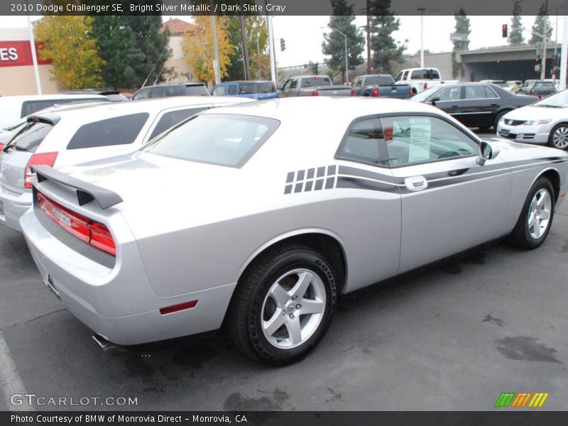 Bright Silver Metallic / Dark Slate Gray 2010 Dodge Challenger SE