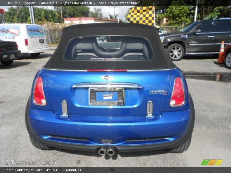 Hyper Blue Metallic / Space Gray/Panther Black 2006 Mini Cooper S Convertible