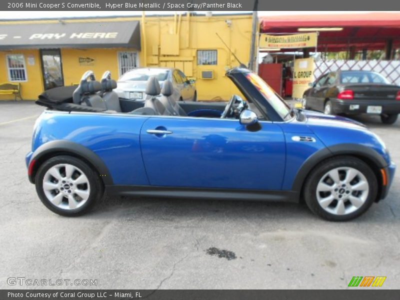 Hyper Blue Metallic / Space Gray/Panther Black 2006 Mini Cooper S Convertible