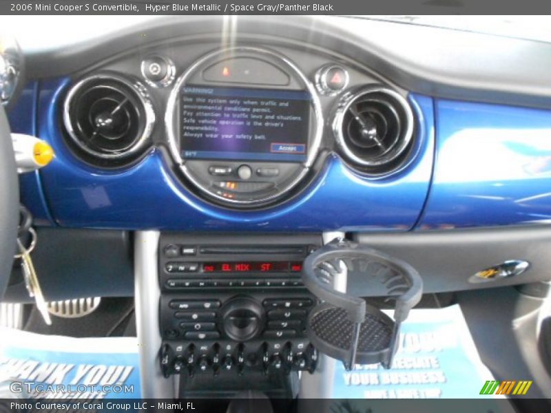 Hyper Blue Metallic / Space Gray/Panther Black 2006 Mini Cooper S Convertible
