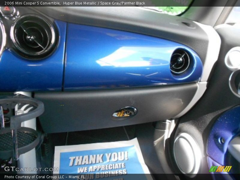 Hyper Blue Metallic / Space Gray/Panther Black 2006 Mini Cooper S Convertible