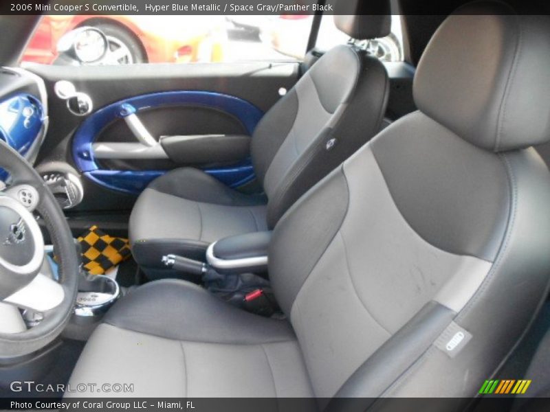Hyper Blue Metallic / Space Gray/Panther Black 2006 Mini Cooper S Convertible
