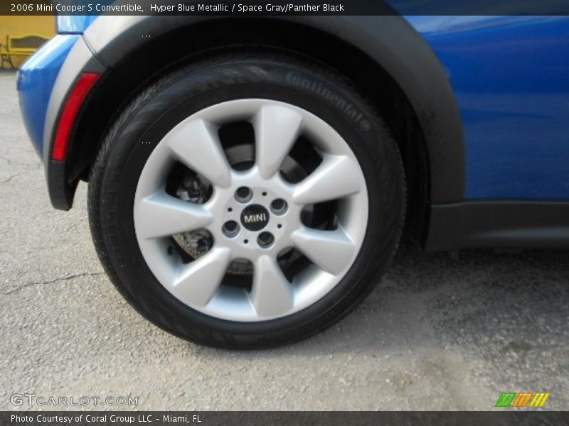 Hyper Blue Metallic / Space Gray/Panther Black 2006 Mini Cooper S Convertible