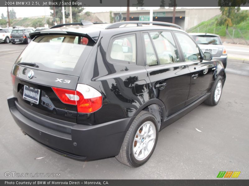 Jet Black / Sand Beige 2004 BMW X3 2.5i
