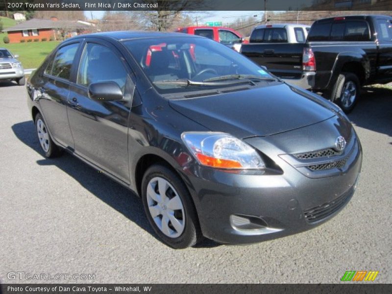 Flint Mica / Dark Charcoal 2007 Toyota Yaris Sedan