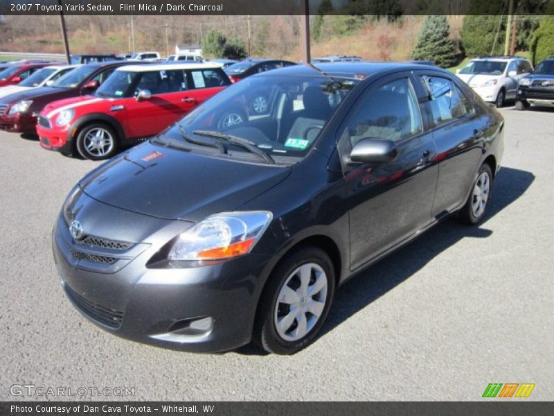 Flint Mica / Dark Charcoal 2007 Toyota Yaris Sedan
