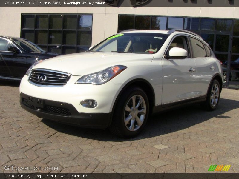 Moonlight White / Wheat 2008 Infiniti EX 35 Journey AWD
