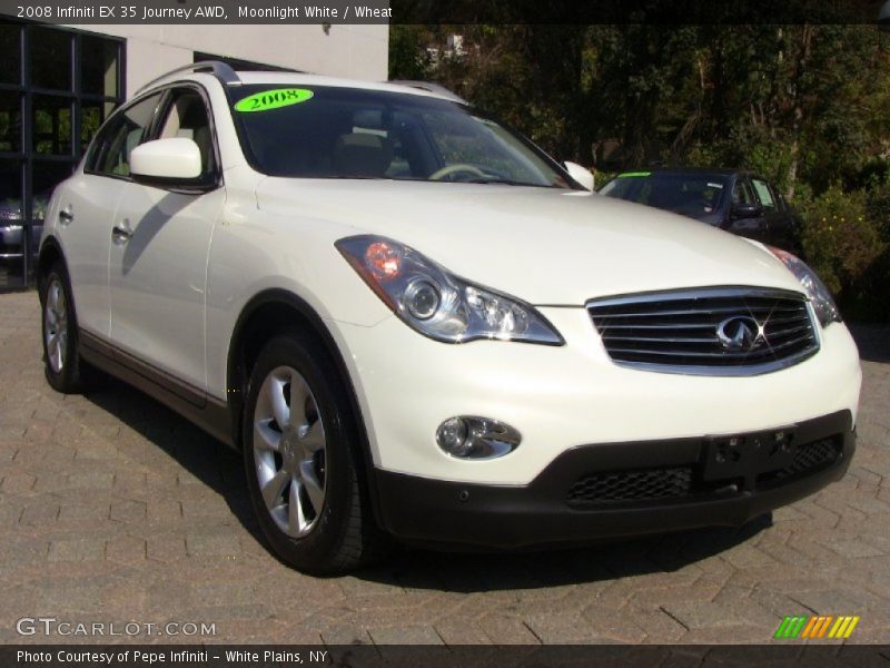 Moonlight White / Wheat 2008 Infiniti EX 35 Journey AWD