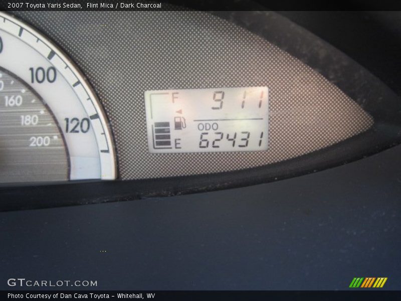 Flint Mica / Dark Charcoal 2007 Toyota Yaris Sedan