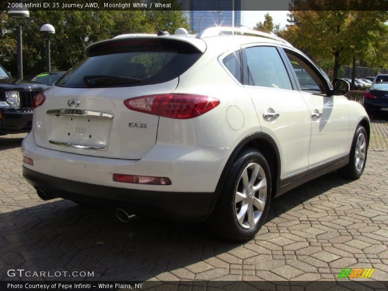 Moonlight White / Wheat 2008 Infiniti EX 35 Journey AWD