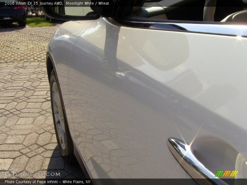 Moonlight White / Wheat 2008 Infiniti EX 35 Journey AWD