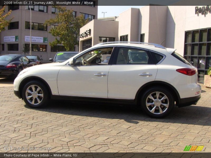 Moonlight White / Wheat 2008 Infiniti EX 35 Journey AWD