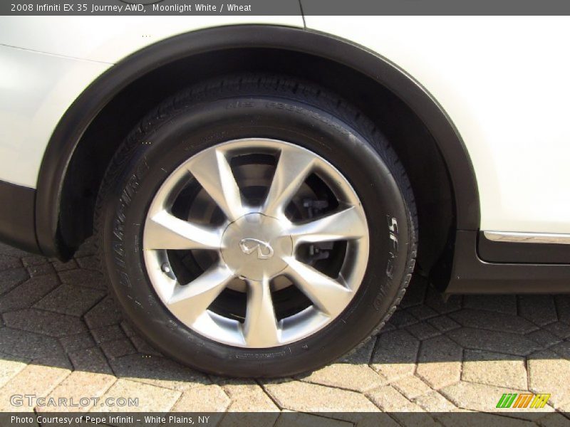 Moonlight White / Wheat 2008 Infiniti EX 35 Journey AWD