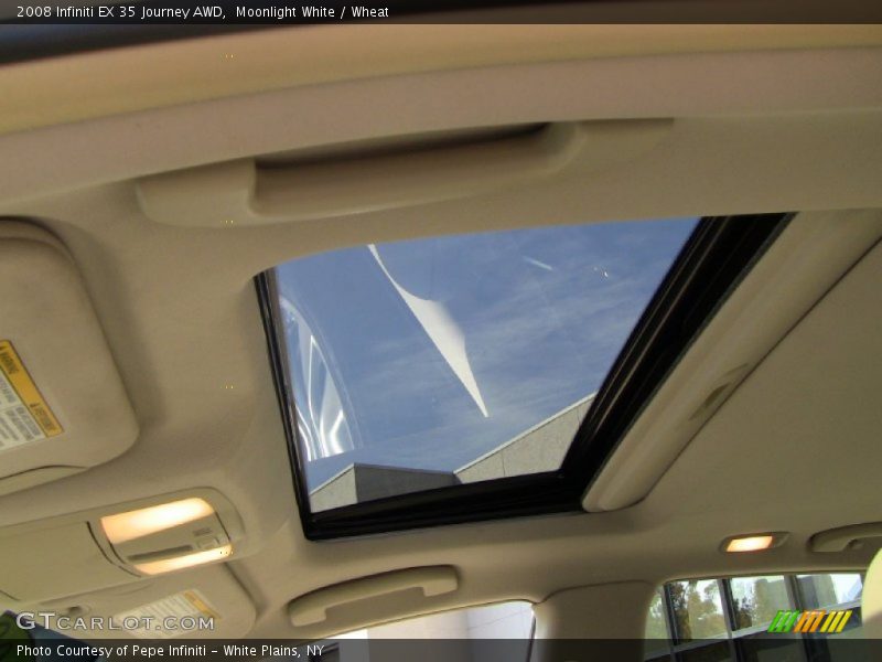 Moonlight White / Wheat 2008 Infiniti EX 35 Journey AWD