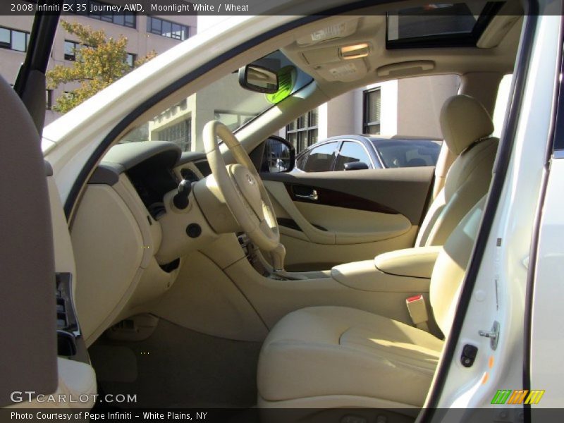 Moonlight White / Wheat 2008 Infiniti EX 35 Journey AWD