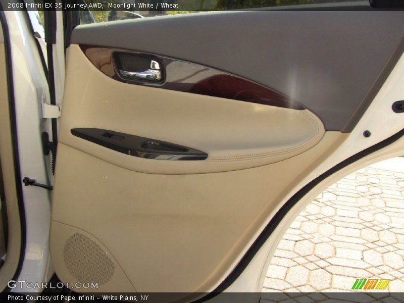 Moonlight White / Wheat 2008 Infiniti EX 35 Journey AWD