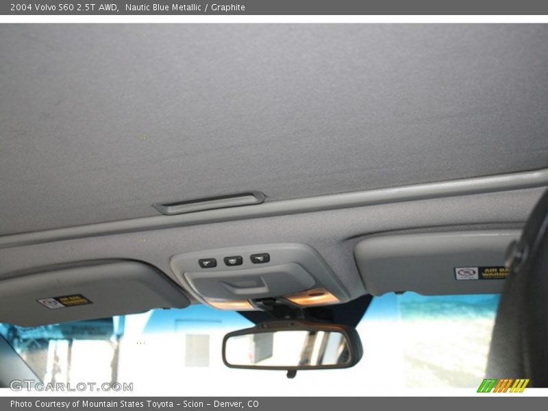 Nautic Blue Metallic / Graphite 2004 Volvo S60 2.5T AWD