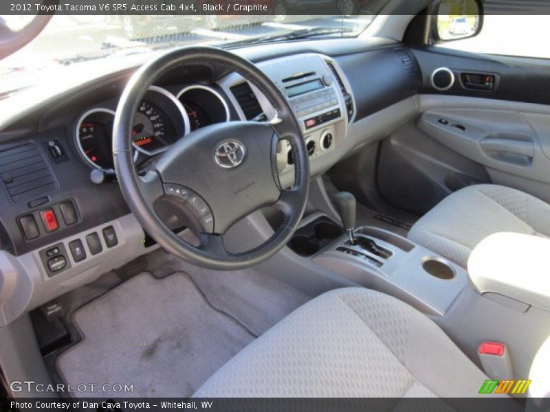 Black / Graphite 2012 Toyota Tacoma V6 SR5 Access Cab 4x4