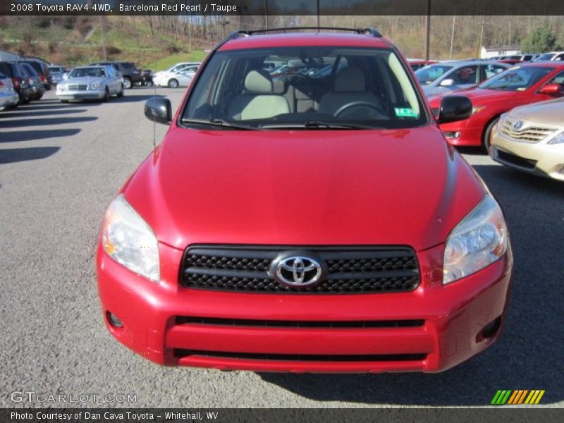 Barcelona Red Pearl / Taupe 2008 Toyota RAV4 4WD