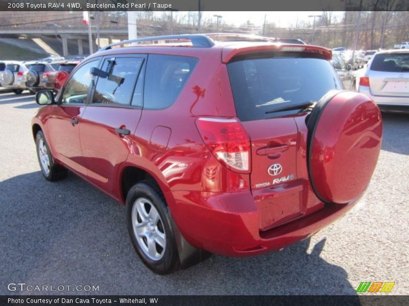 Barcelona Red Pearl / Taupe 2008 Toyota RAV4 4WD