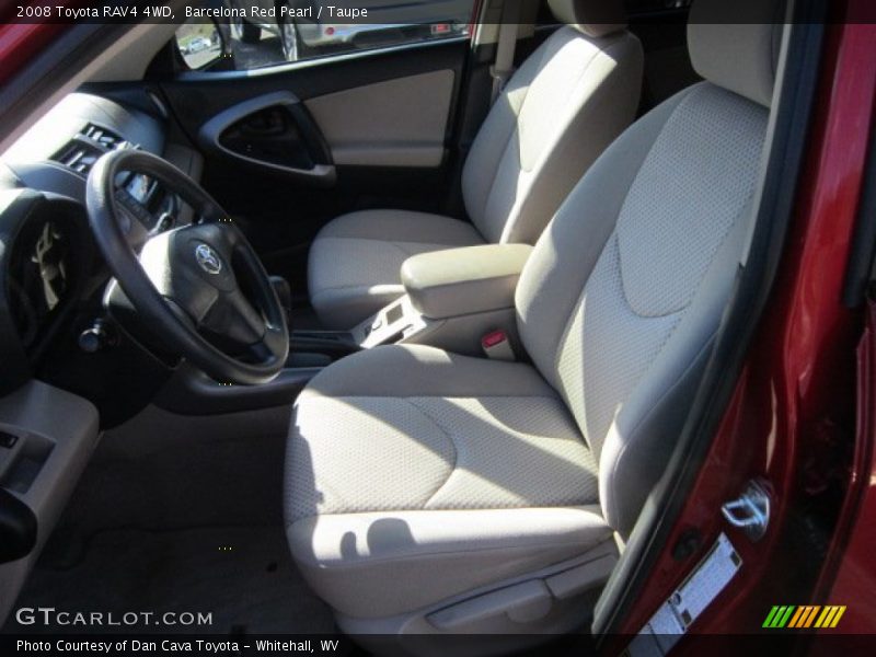 Barcelona Red Pearl / Taupe 2008 Toyota RAV4 4WD