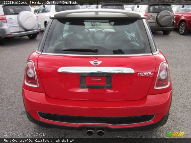 Chili Red / Grey/Black 2008 Mini Cooper S Hardtop