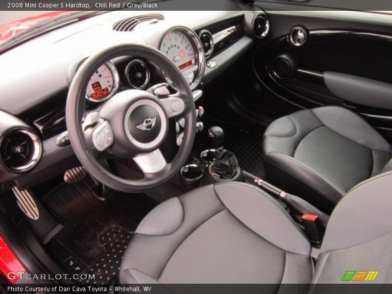 Chili Red / Grey/Black 2008 Mini Cooper S Hardtop